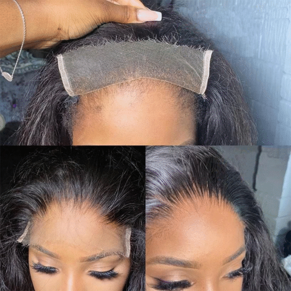 Straight 4x4 5x5 6x6 7x7 HD Closure Wig - Image 3